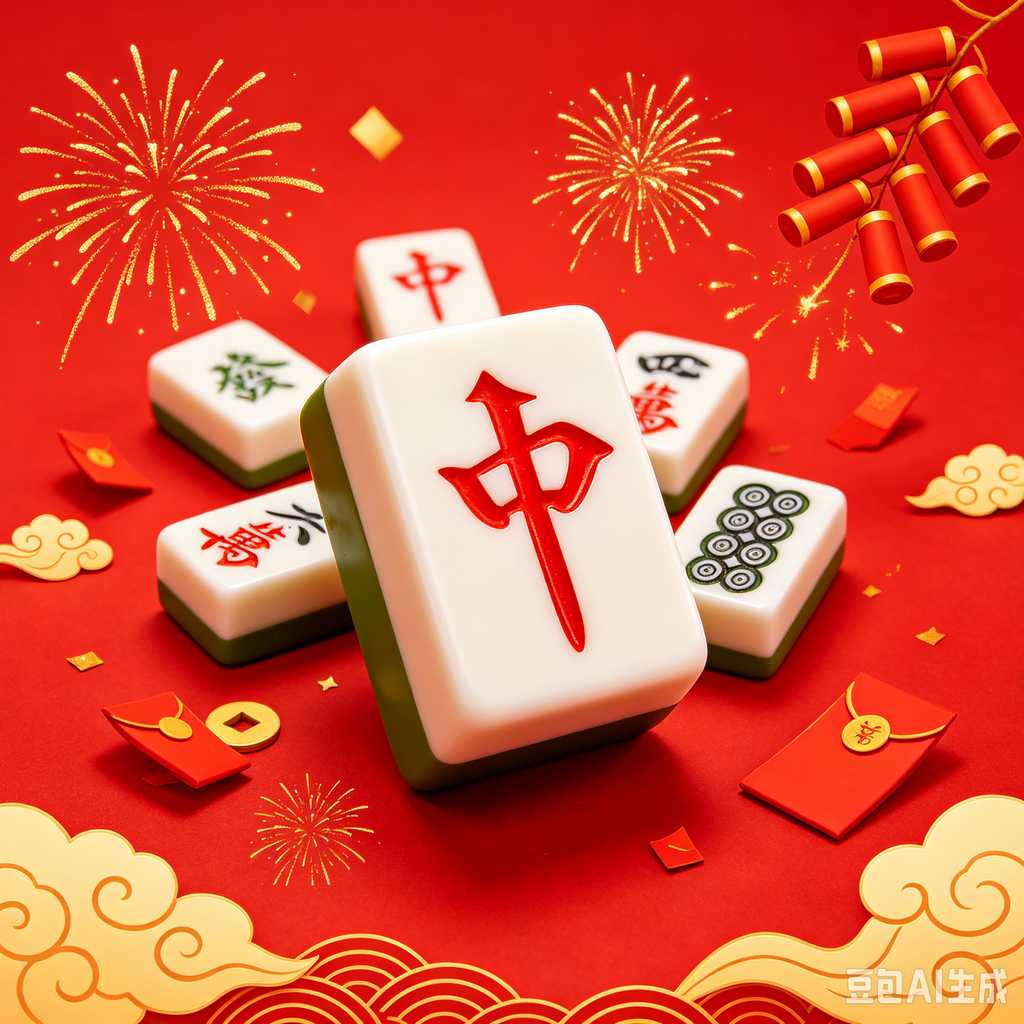 wear resistant print mahjong set