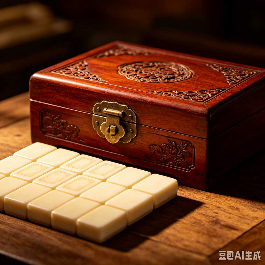 high simulation ivory mahjong set