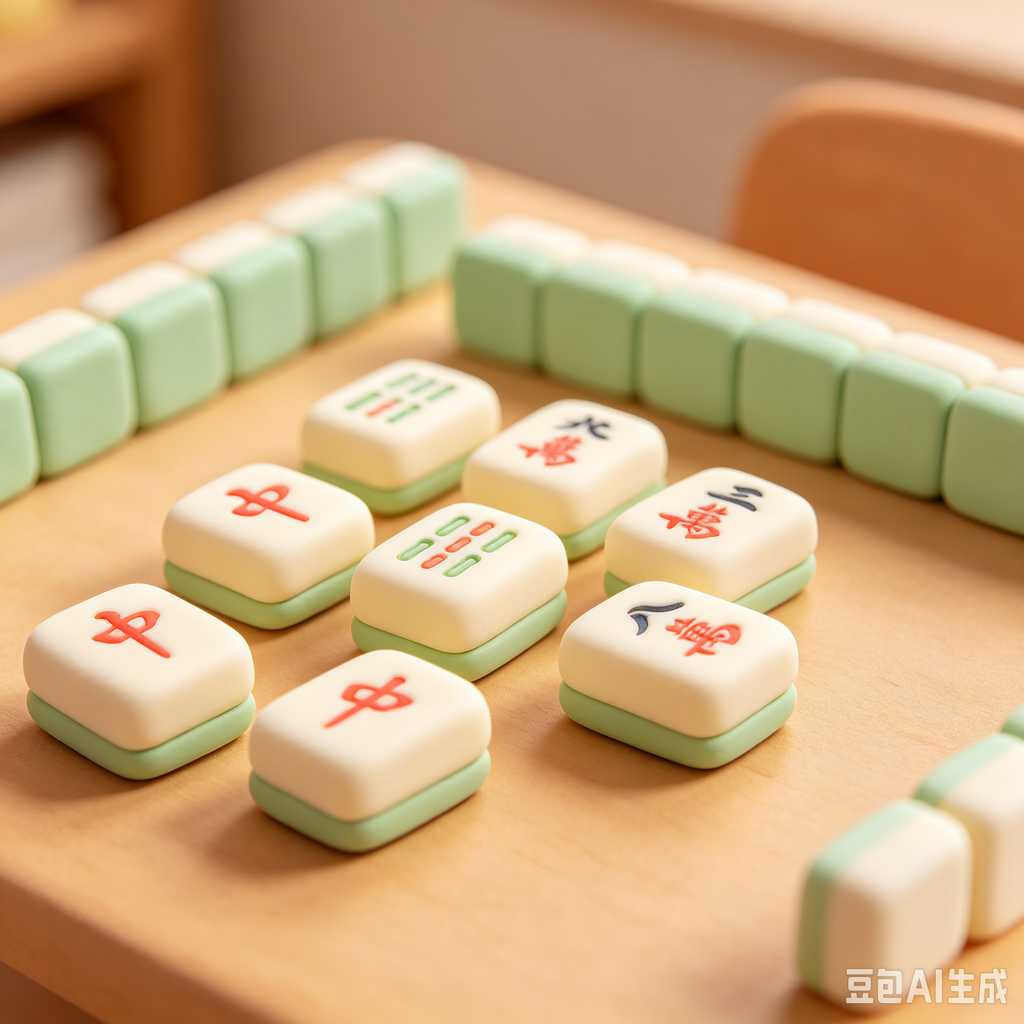 camping mahjong game set
