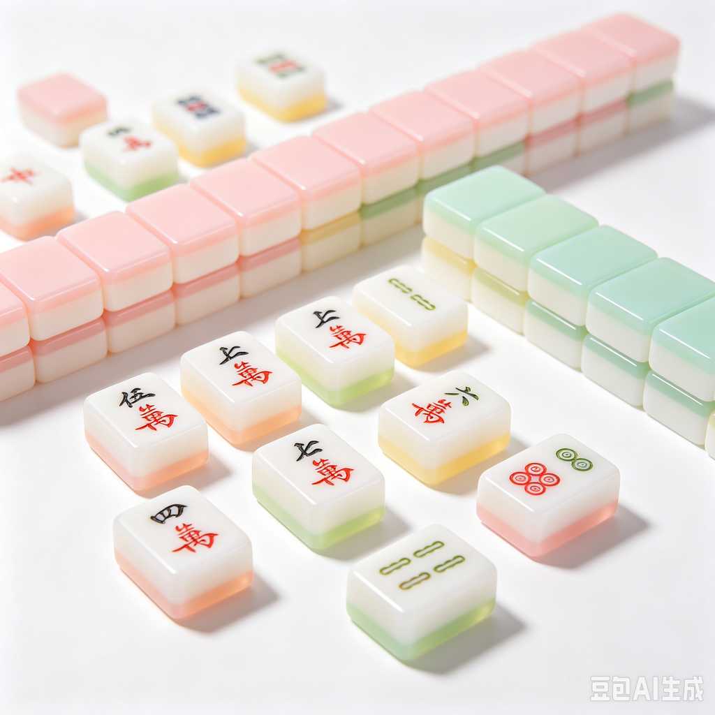 uniform color mahjong set print